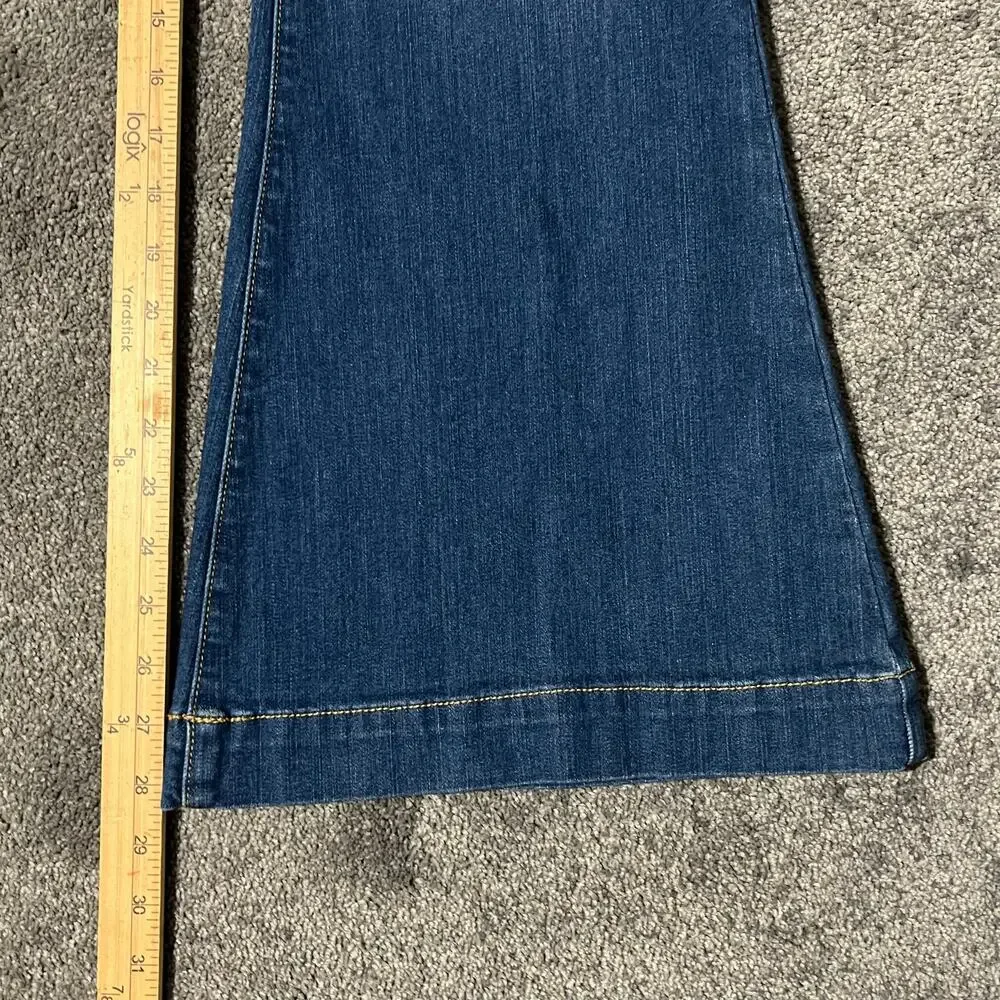 Torrid Sky High A Line Flare Jeans 12S Short High Rise Stretch NWT - Picture 9 of 10